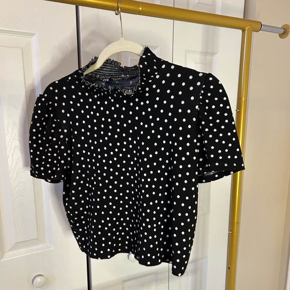 Zara Polkadot Blouse